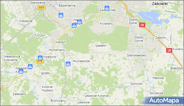 mapa Olmonty, Olmonty na mapie Targeo