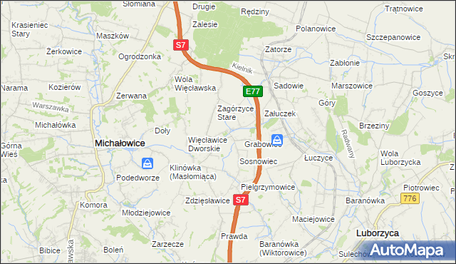 mapa Sieborowice, Sieborowice na mapie Targeo
