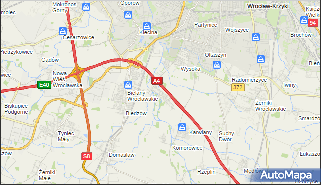 mapa Ślęza, Ślęza na mapie Targeo