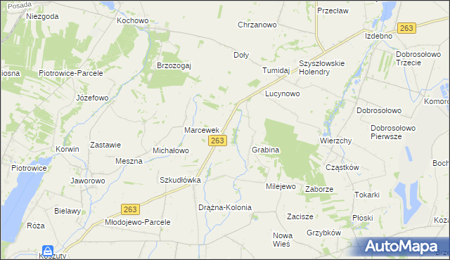 mapa Stara Olszyna, Stara Olszyna na mapie Targeo