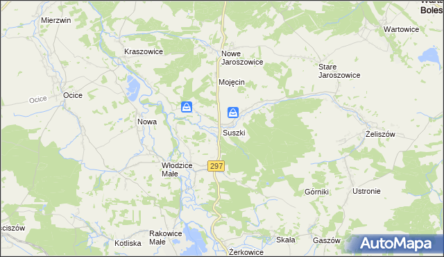 mapa Suszki, Suszki na mapie Targeo