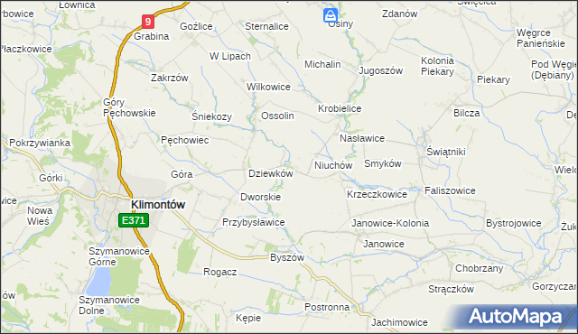 mapa Węgrce Szlacheckie, Węgrce Szlacheckie na mapie Targeo