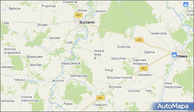 mapa Wielka Wieś A, Wielka Wieś A na mapie Targeo