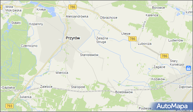 mapa Zarębice, Zarębice na mapie Targeo