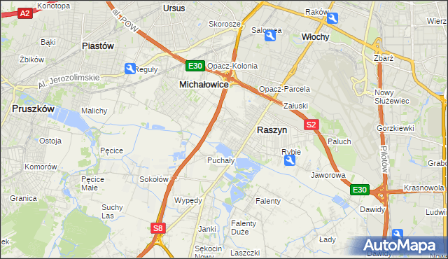 mapa Nowe Grocholice, Nowe Grocholice na mapie Targeo