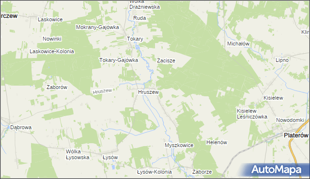 mapa Rusków, Rusków na mapie Targeo