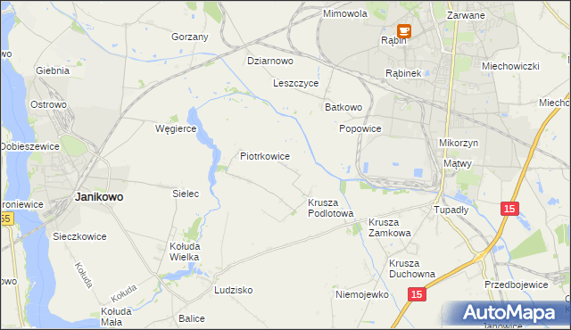 mapa Żalinowo, Żalinowo na mapie Targeo