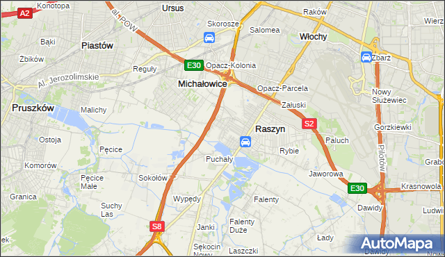 mapa Nowe Grocholice, Nowe Grocholice na mapie Targeo