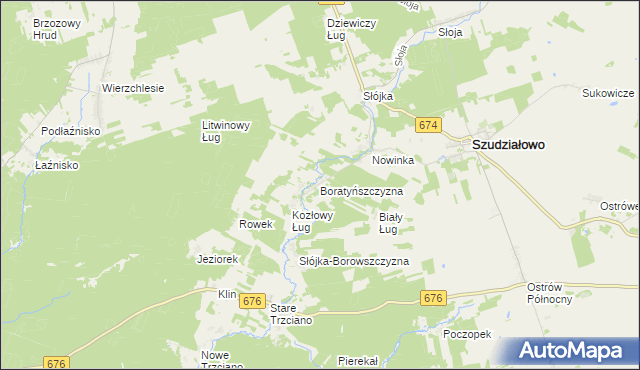 mapa Boratyńszczyzna, Boratyńszczyzna na mapie Targeo