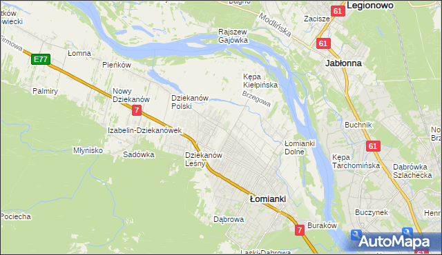 mapa Kiełpin Poduchowny, Kiełpin Poduchowny na mapie Targeo