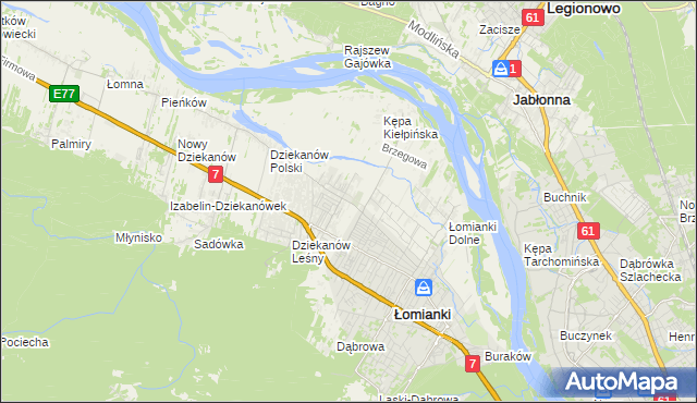 mapa Kiełpin Poduchowny, Kiełpin Poduchowny na mapie Targeo