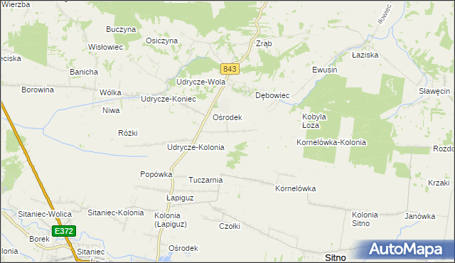 mapa Dębowiec-Kolonia, Dębowiec-Kolonia na mapie Targeo