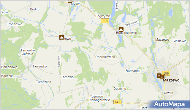 mapa Dobrosławiec, Dobrosławiec na mapie Targeo