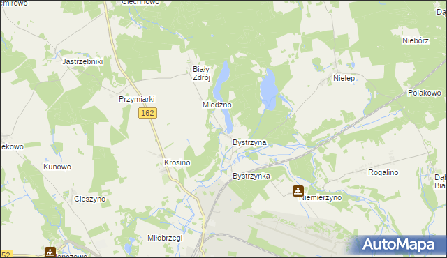 mapa Dobrowola gmina Świdwin, Dobrowola gmina Świdwin na mapie Targeo
