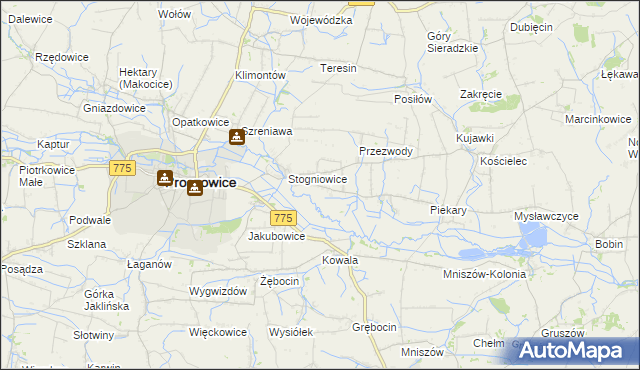mapa Górka Stogniowska, Górka Stogniowska na mapie Targeo
