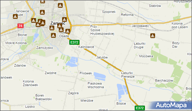 mapa Jatutów, Jatutów na mapie Targeo