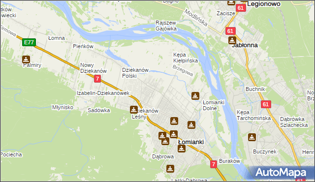 mapa Kiełpin Poduchowny, Kiełpin Poduchowny na mapie Targeo