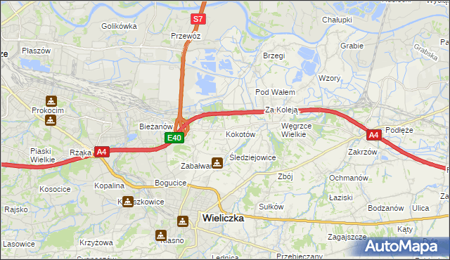 mapa Kokotów, Kokotów na mapie Targeo