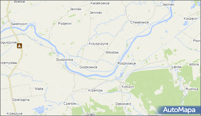 mapa Krzyszczynka, Krzyszczynka na mapie Targeo