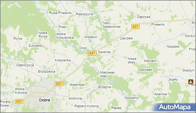 mapa Makówiec Duży, Makówiec Duży na mapie Targeo