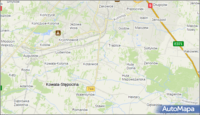 mapa Mazowszany, Mazowszany na mapie Targeo