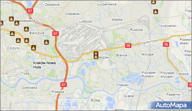 mapa Pleszów, Pleszów na mapie Targeo