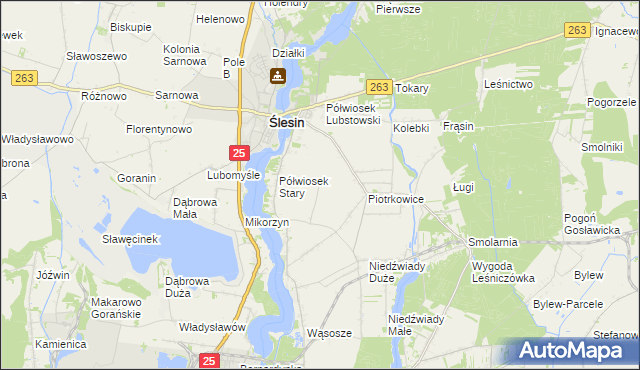 mapa Półwiosek Nowy, Półwiosek Nowy na mapie Targeo