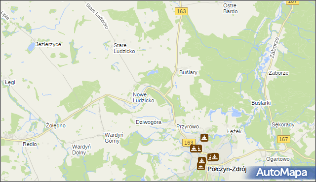 mapa Przyrówko, Przyrówko na mapie Targeo