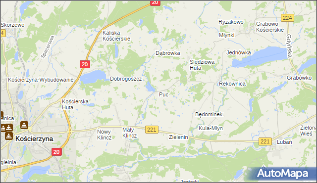 mapa Puc, Puc na mapie Targeo