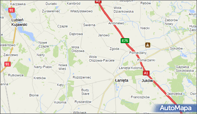 mapa Rajmundów, Rajmundów na mapie Targeo