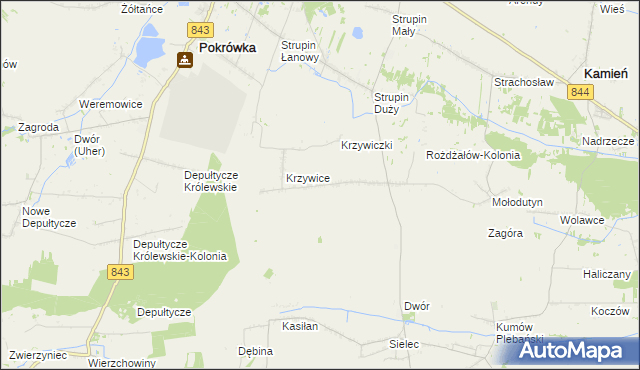 mapa Rożdżałów, Rożdżałów na mapie Targeo