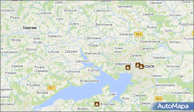 mapa Stojowice, Stojowice na mapie Targeo