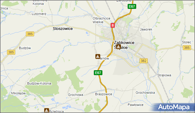 mapa Tarnów gmina Ząbkowice Śląskie, Tarnów gmina Ząbkowice Śląskie na mapie Targeo