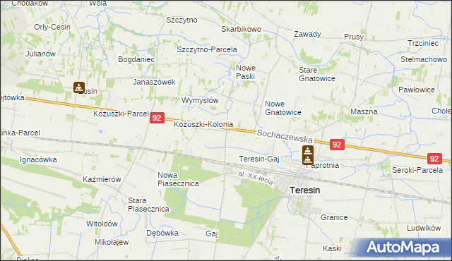 mapa Topołowa, Topołowa na mapie Targeo