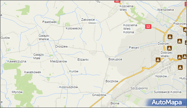 mapa Trkusów, Trkusów na mapie Targeo