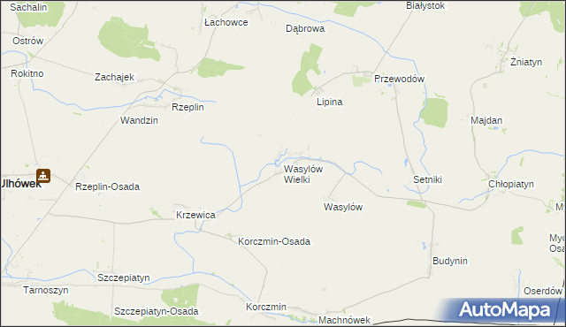 mapa Wasylów Wielki, Wasylów Wielki na mapie Targeo