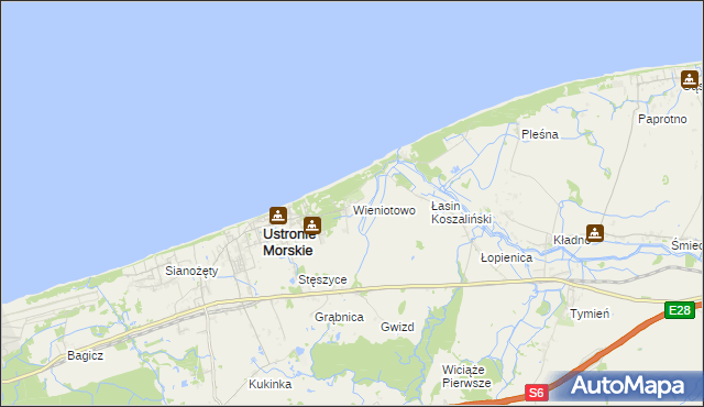 mapa Wieniotowo, Wieniotowo na mapie Targeo