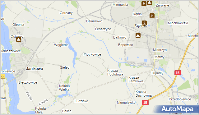 mapa Żalinowo, Żalinowo na mapie Targeo