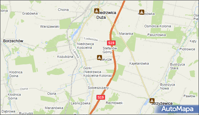 mapa Załucze, Załucze na mapie Targeo