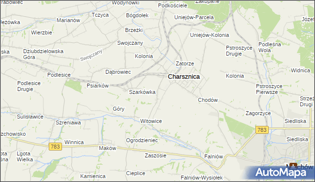 mapa Ciszowice, Ciszowice na mapie Targeo