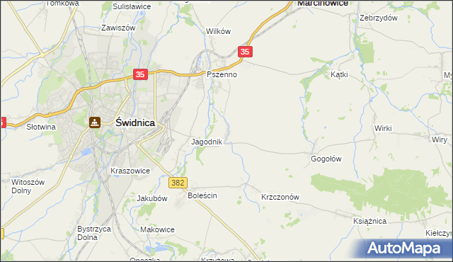 mapa Miłochów, Miłochów na mapie Targeo