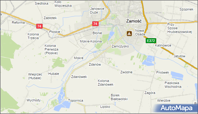 mapa Skokówka, Skokówka na mapie Targeo