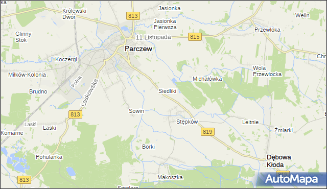 mapa Szytki, Szytki na mapie Targeo