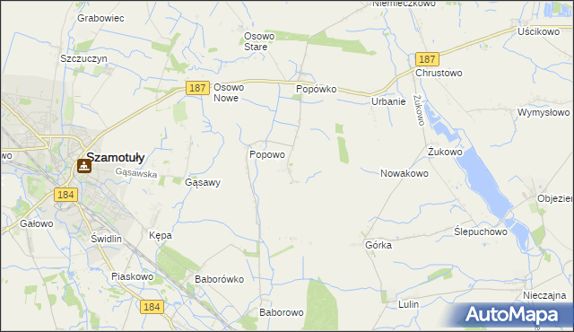 mapa Wychowaniec, Wychowaniec na mapie Targeo