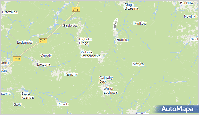 mapa Boków, Boków na mapie Targeo
