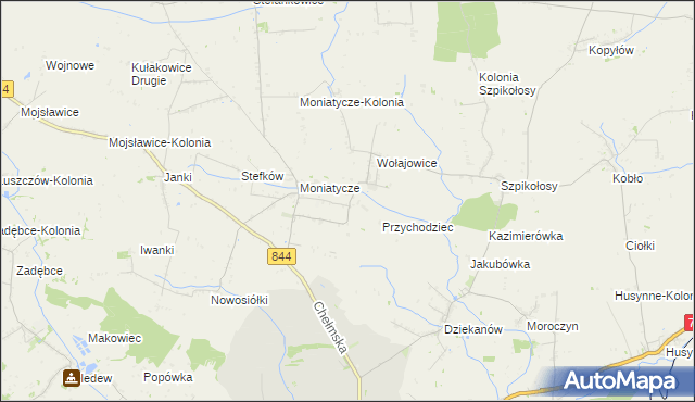 mapa Czortowice, Czortowice na mapie Targeo