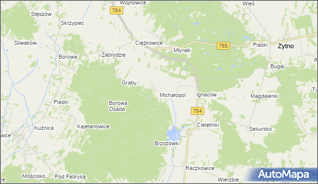 mapa Michałopol, Michałopol na mapie Targeo