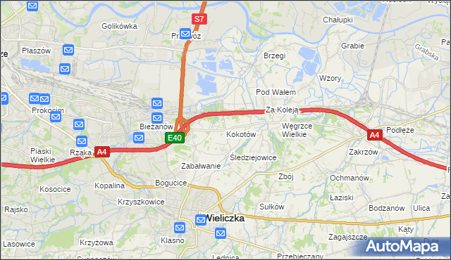 mapa Kokotów, Kokotów na mapie Targeo