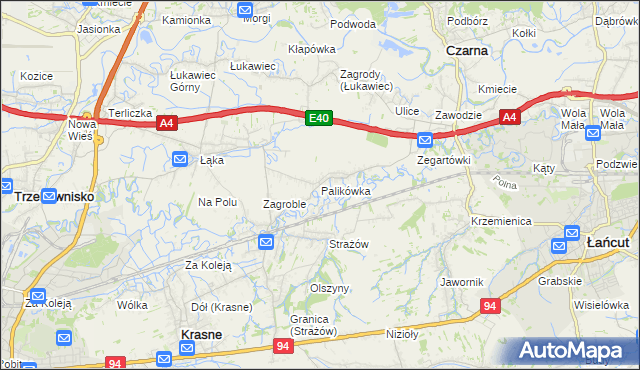 mapa Palikówka, Palikówka na mapie Targeo