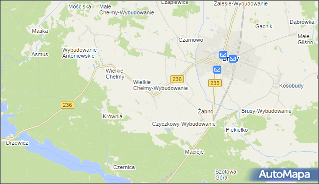 mapa Czyczkowy, Czyczkowy na mapie Targeo